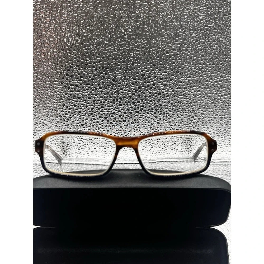 Nike‎ 7205 eyeglass frames Only 53-15-145 Tortoise brown blue Metal With Case
